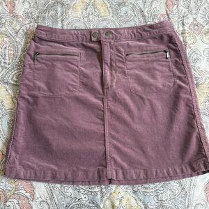 Mossimo- Purple Corduroy Skirt